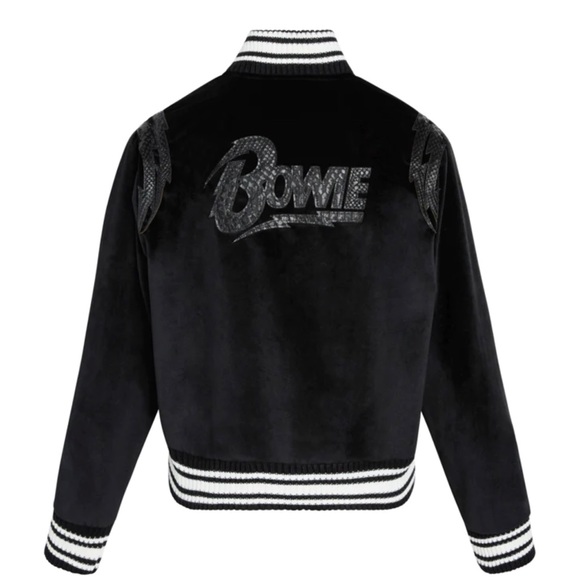 BOWIE STONED IMMACULATE X DAVID BOWIE VELVET TOUR JACKET SOLD OUT !! Unisex NWOT - Picture 2 of 8